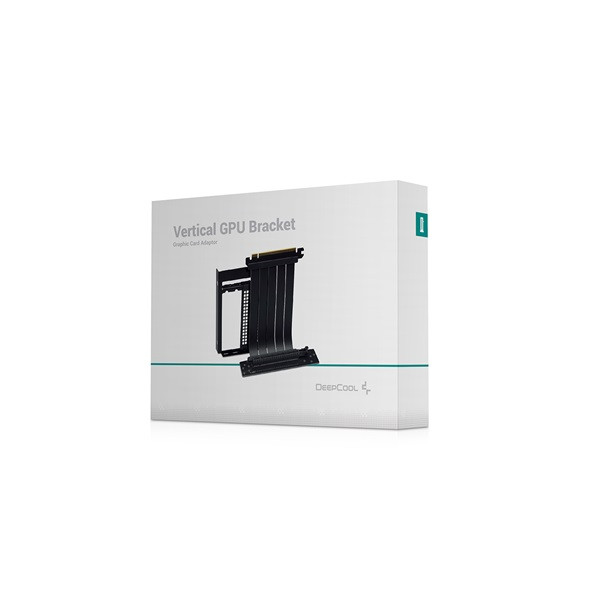 Deepcool pci-e riser kábel - vertical gpu bracket (pcie 4.0, 90 fokos konzol)