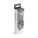 Delight kábel - usb-c töltőkábel (usb - usb type-c apa be-/kimenet; 2m, fekete)