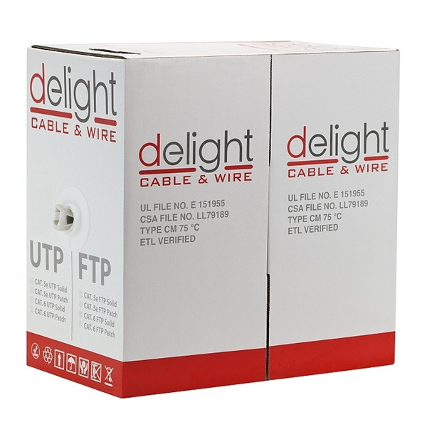 Delight utp cat.5e patch kábel, 305m, cca