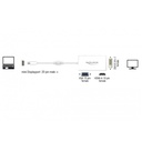 Delock átalakító - 62630 (mini displayport 1.1 -> vga/hdmi/dvi, apa/anya, fullhd, fehér)