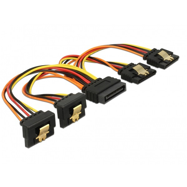 Delock átalakító kábel - 60150 (4 x sata hdd > sata tűs (apa))