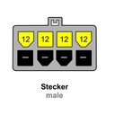 Delock kábel - 82405 (alaplapi átalakító kábel, 8 tűs eps -> 4 tűs atx/p4, 15cm)