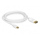 Delock kábel - 83483 (mini displayport 1.2 > displayport 1.2, 4k@30hz, aranyozott, 3m)