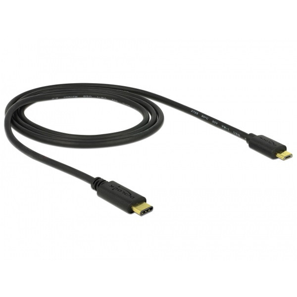 Delock kábel - 83602 (usb-c  -> usb micro-b, apa/apa, 1m)