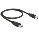 Delock kábel - 85065 (usb3.0, a-b kábel, apa/apa, 0,5m)