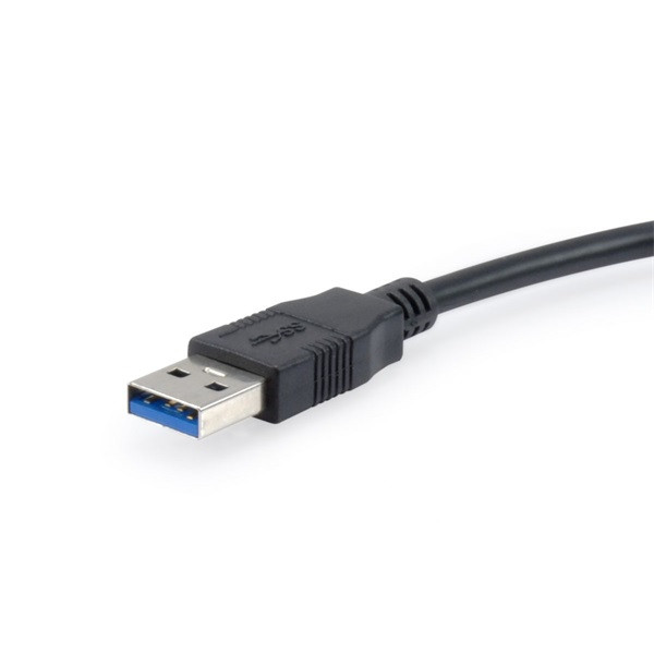 Equip átalakító - 133385 (usb-a3.0 to hdmi, fekete)