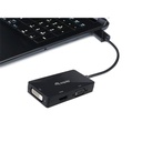 Equip átalakító - 133441 (displayport to vga/hdmi/dvi, fekete)