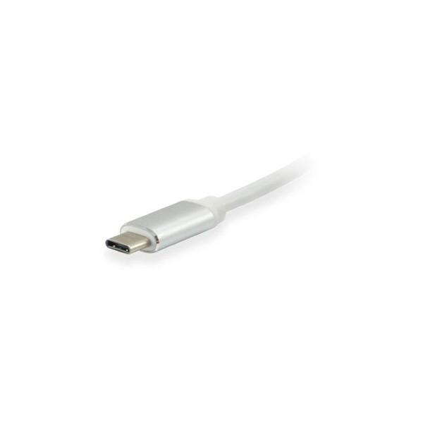 Equip átalakító - 133454 (usb-c to rj-45, gigabit, ezüst)