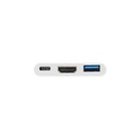 Equip átalakító - 133461 (usb-c -> hdmi,usb-a, usb-c átalakító, apa/anya (4096x2160 @ 30 hz, pd))