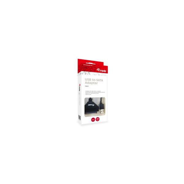 Equip átalakító - 133471 (usb3.0 - sata, fekete)