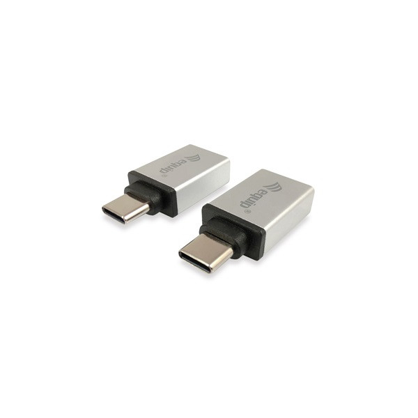 Equip átalakító - 133473 (usb-c -> usb-a átalakító, apa/anya, ezüst)