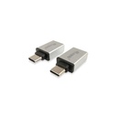 Equip átalakító - 133473 (usb-c -> usb-a átalakító, apa/anya, ezüst)
