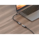 Equip átalakító - 133492 (usb-c to hdmi2.1, 8k/60hz, szürke)