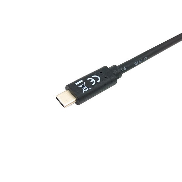 Equip átalakító kábel - 128347 (usb-c 3.2 gen1 to usb-c, apa/apa, fekete, 2m)