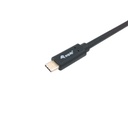Equip átalakító kábel - 128347 (usb-c 3.2 gen1 to usb-c, apa/apa, fekete, 2m)