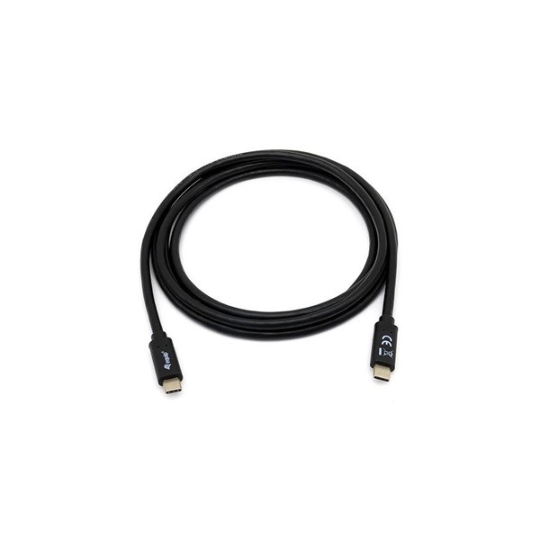 Equip átalakító kábel - 128347 (usb-c 3.2 gen1 to usb-c, apa/apa, fekete, 2m)
