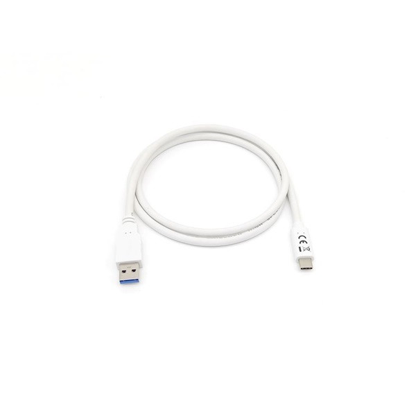 Equip átalakító kábel - 128363 (usb-c 3.2 gen1 to usb-a, apa/apa, fehér, 1m)