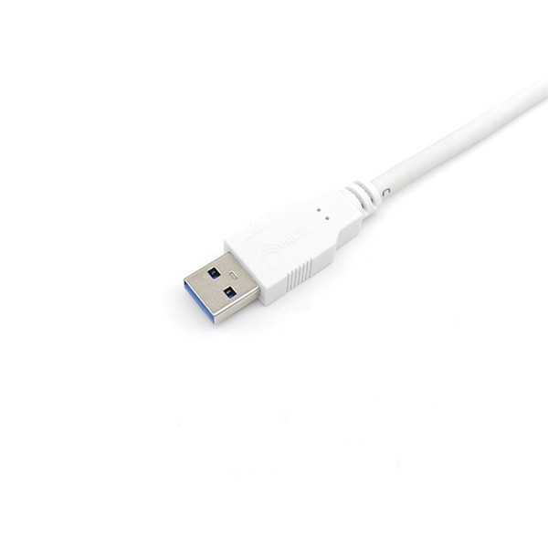 Equip átalakító kábel - 128364 (usb-c 3.2 gen1 to usb-a, apa/apa, fehér, 2m)
