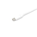 Equip átalakító kábel - 128364 (usb-c 3.2 gen1 to usb-a, apa/apa, fehér, 2m)