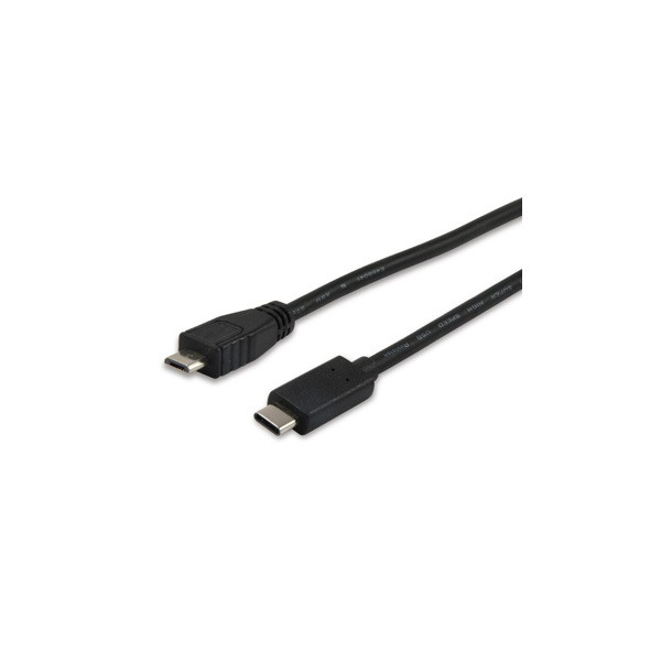 Equip átalakító kábel - 12888207 (usb-c -> usb-b 2.0 kábel, apa/apa, 1m)