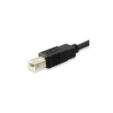 Equip átalakító kábel - 12888207 (usb-c -> usb-b 2.0 kábel, apa/apa, 1m)