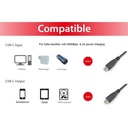 Equip átalakító kábel - 12888307 (usb-c2.0 to usb-c, apa/apa, fekete, 1m)