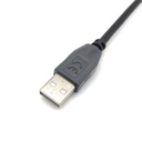 Equip átalakító kábel - 128885 (usb-c2.0 to usb-a, apa/apa, fekete, 2m)