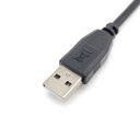 Equip átalakító kábel - 128885 (usb-c2.0 to usb-a, apa/apa, fekete, 2m)