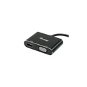 Equip átalakító kábel - 133386 (usb3.0 - vga+hdmi, apa/anya, 1920x1080/60hz, fekete)