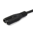 Equip kábel - 112161 (notebook tápkábel, nem földelt, 3m)