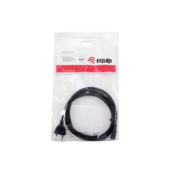 Equip kábel - 112161 (notebook tápkábel, nem földelt, 3m)