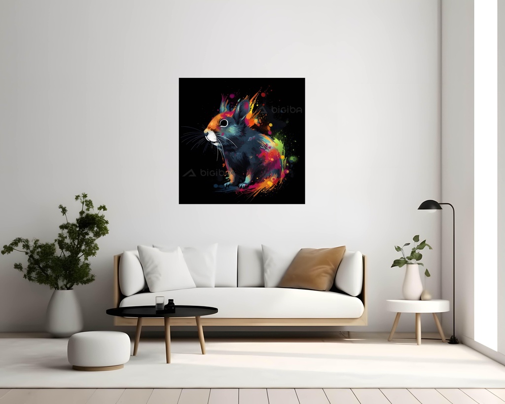 Cosmic Brushstroke Bunny