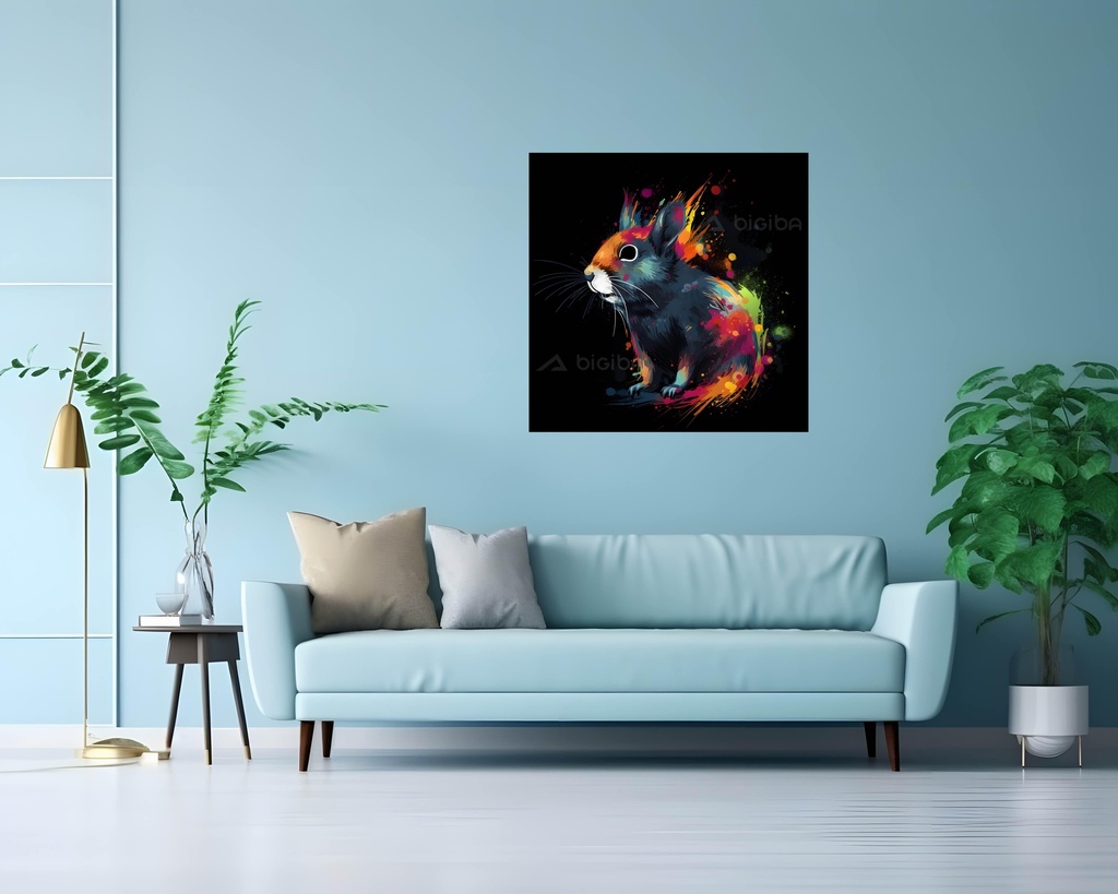 Cosmic Brushstroke Bunny