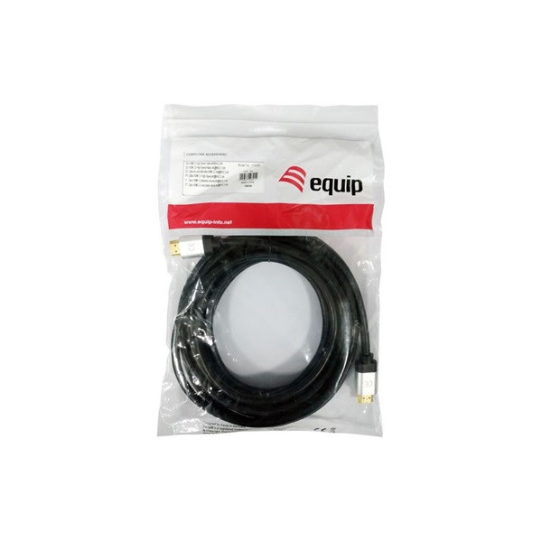 Equip kábel - 119340 (hdmi2.0 kábel, apa/apa, 4k/60hz, arc, aranyozott, 5m)