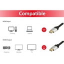 Equip kábel - 119340 (hdmi2.0 kábel, apa/apa, 4k/60hz, arc, aranyozott, 5m)
