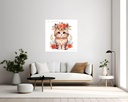 Floral Feline Elegance