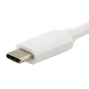 Equip kábel - 128351 (usb-c 3.2 gen2 to usb-c, apa/apa, pd:60w, fehér, 1m)