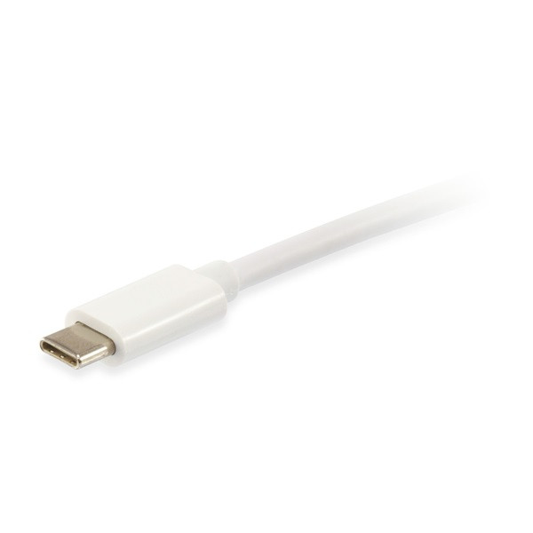Equip kábel - 128351 (usb-c 3.2 gen2 to usb-c, apa/apa, pd:60w, fehér, 1m)