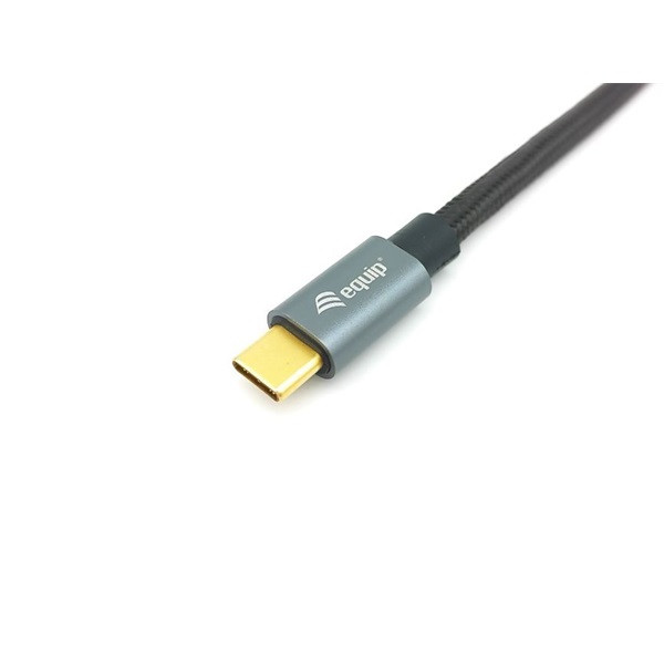 Equip kábel - 128353 (usb-c 3.2 gen2 to usb-c, apa/apa, pd:100w, fekete, 0,5m)