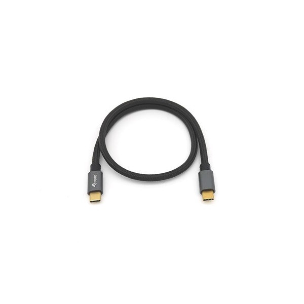 Equip kábel - 128353 (usb-c 3.2 gen2 to usb-c, apa/apa, pd:100w, fekete, 0,5m)
