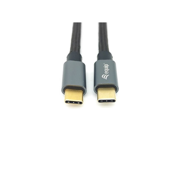 Equip kábel - 128354 (usb-c 3.2 gen2 to usb-c, apa/apa, pd:100w, fekete, 1m)