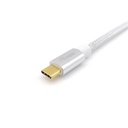 Equip kábel - 128355 (usb-c 3.2 gen2 to usb-c, apa/apa, pd:100w, fehér, 0,5m)