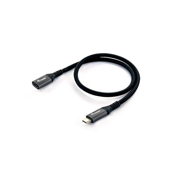 Equip kábel - 128370 (usb-c 3.2 gen2 hosszabbító kábel, apa/anya, 4k/60hz, 10gbps, 0,5m)