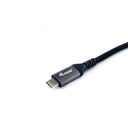 Equip kábel - 128381 (usb4 gen3, a-a kábel, apa/apa, 8k/60hz, 40gbps, pd3.1 240w, 1,2m)