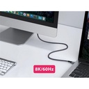 Equip kábel - 128381 (usb4 gen3, a-a kábel, apa/apa, 8k/60hz, 40gbps, pd3.1 240w, 1,2m)