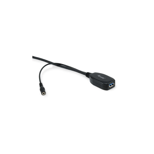 Equip kábel - 133348 (aktív, usb3.0, a-a hosszabbítókábel, apa/anya, duplán árnyékolt, 15m)