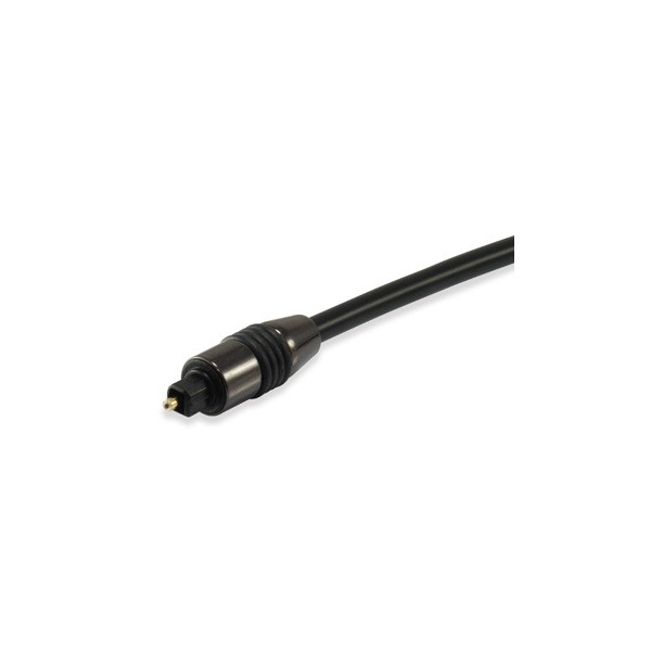 Equip kábel - 147923 (toslink(optikai),  spdif, apa/apa, aranyozott csatlakozó, fekete, 5m)