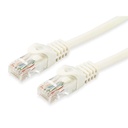Equip kábel - 603006 (utp patch kábel, cat6a, réz, lsoh, 10gb/s, fehér, 7,5m)