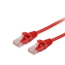 Equip kábel - 603021 (utp patch kábel, cat6a, réz, lsoh, 10gb/s, piros, 0,5m)