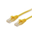 Equip kábel - 603062 (utp patch kábel, cat6a, réz, lsoh, 10gb/s, sárga, 1m)